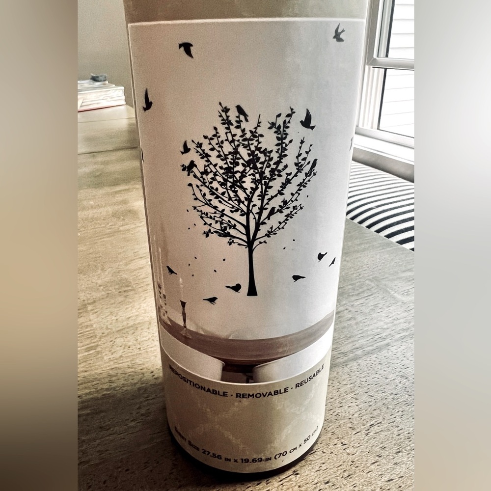 Wall Art Birds in Tree Decal, 70cmX50cm NWT